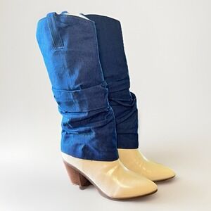 London Rag Women's Fab Cowboy Knee High Boots.  Size 10